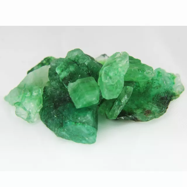 Colombia Natural Green Emerald Raw Rough Lot Certified Loose Gemstones 188.8 Ct