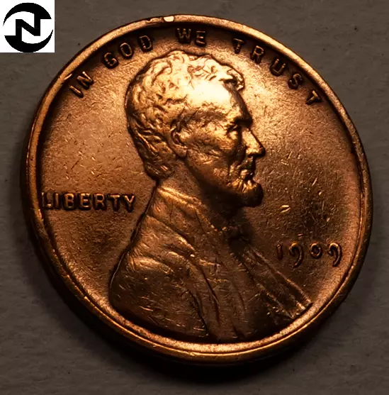 1909 VDB Lincoln Wheat Penny Cent ~ Uncirculated (red) ~ (W770)