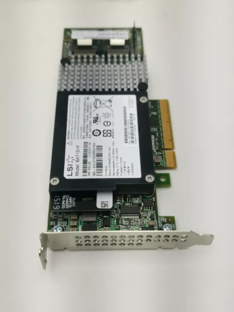 SUN LSI 6Gbps 8-Port PCI-E SAS RAID Controller + Battery / 375-3701-01