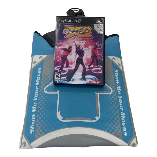 DANCE DANCE REVOLUTION X2 w/Manual PlayStation 2 PS2 DDR + Mat Included