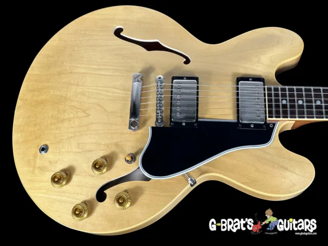 2023 Gibson ES-335 1959 Custom Shop '59 Historique Vos ~ Vintage Naturel
