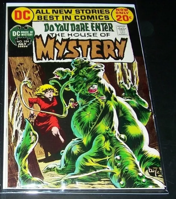 8.0 VF HOUSE OF MYSTERY 204 Bernie Wrightson cover, art, story, 1972 Mylar, NEW