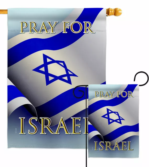 Pray for Israel Garden Flag Cause Support Decorative Gift Yard House Banner