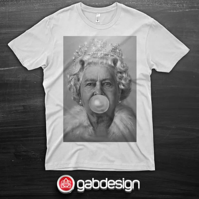T-shirt Regina Elisabetta Bubble Gum Poster  - 100% cotone