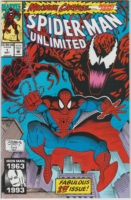 Spider-Man Unlimited #1 Maximum Carnage begins 1st app Shriek  Ron Lim (NM/MT)