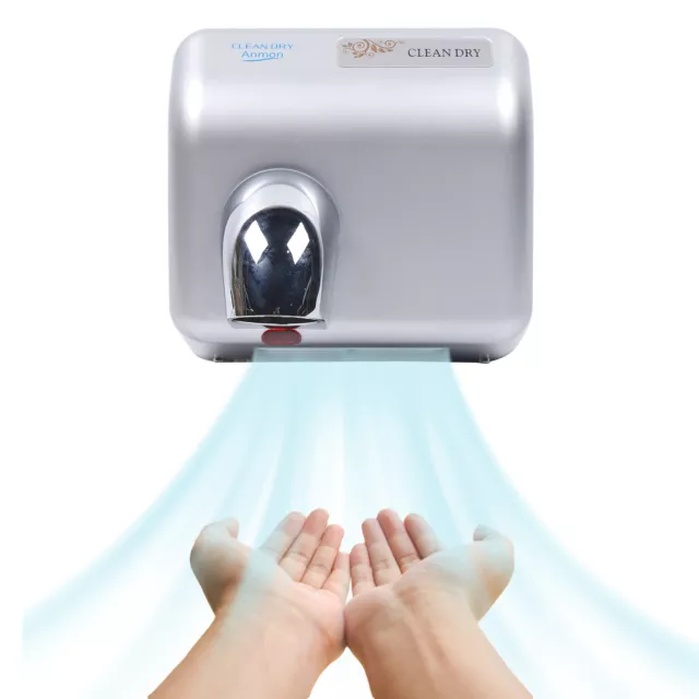 Automatic Electric Hand Dryer Wall Mounted Washroom Bathroom Powerful 2300W