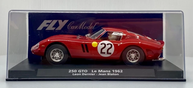 FLY Car Model Ferrari 250 GTO Le Mans 1962 1:32 Scale Slot Car