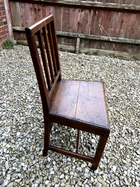 Edwardian Oak Hall Chair