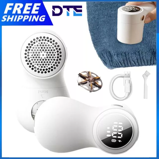 Electric Lint Remover Clothes Cleaner Fabric Shaver USB Rechargeable Defuzzer