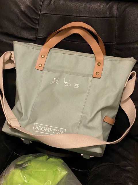 Brompton tote sales bag turkish green