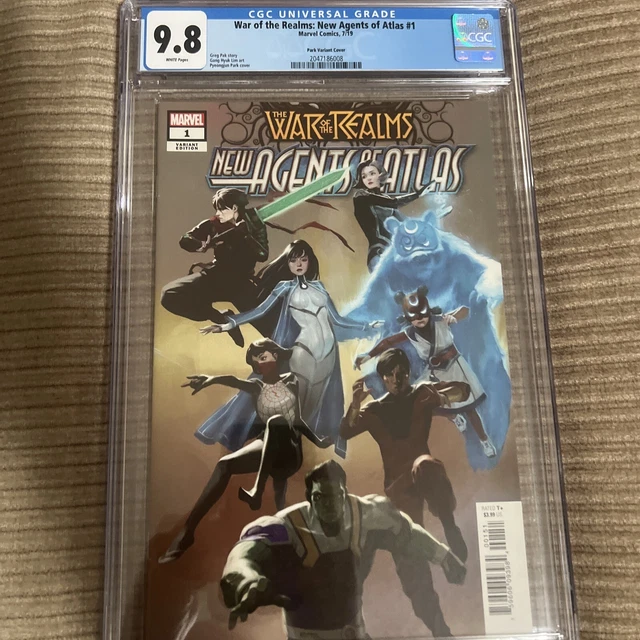 War Of The Realms: New Agents Of Atlas #1 1:25 Park Variant Cover CGC 9.8