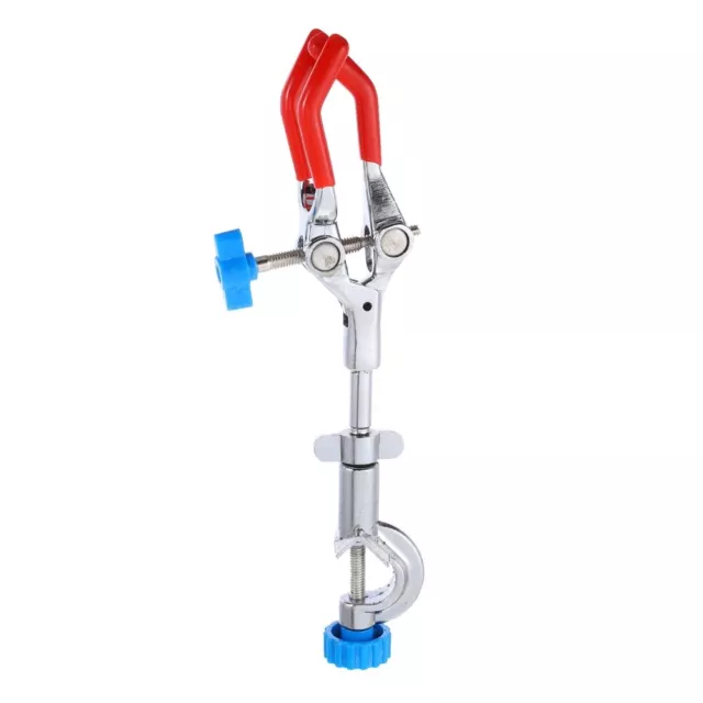 Extension Clamp Grip Laboratory Clamp Holder 3 Prong Swivel Clamp