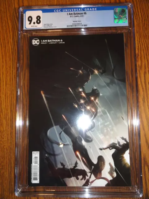 I Am Batman #6 Mattina Variant Cover CGC 9.8 NM/M Tim Fox 1st Print Detective DC