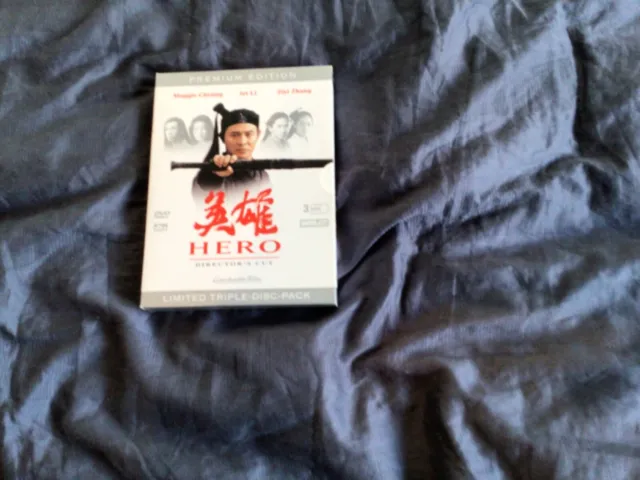 Hero (Director's Cut - Premium Edition, 3 DVDs) Jet Li/ sehr guter Zustand