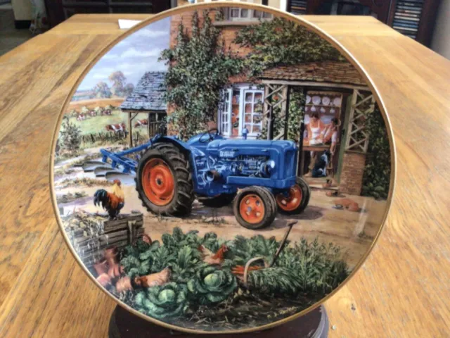 Ford Tractor Plate - Ploughman’s Lunch - 1955 E1A New Major - Danbury Mint