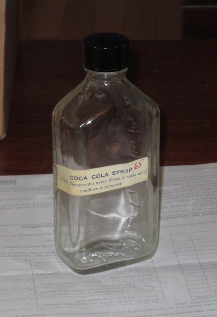 Coca Cola Coke syrup medicine drugstore bottle 5 inches