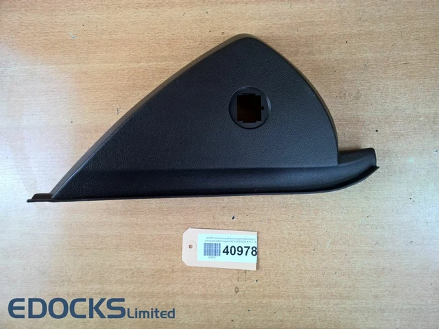 Coque Drapeau Miroir Porte Baoblaze 1 Paire De Couvertures De Drapeau De à Porte De Voiture, Pièce Détachée Remplacement Pour Fiat 500 2012-2019 1SH17KX7AA 1SH16KX7AA, Noir Brillant Coque Miroir Noir ABS
