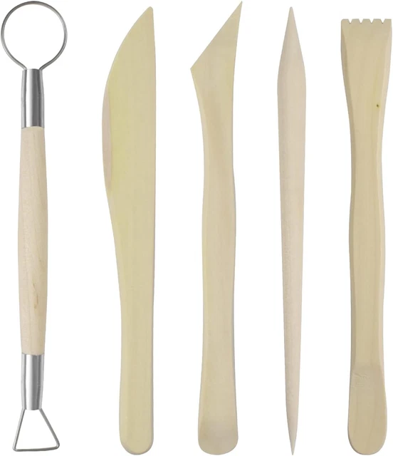 Set 9 Pezzi Per Modellare Argilla | Con Taglierini E Rotolo | Per Fai Da Te E Artigianato - Foto 9