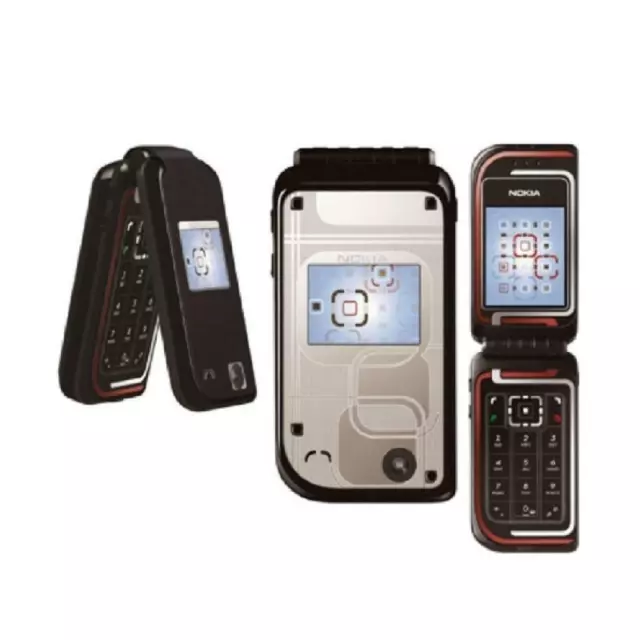 NOKIA 7270 Camera Radio Original Unlocked Cellphone 2G GSM 900 / 1800 / 1900