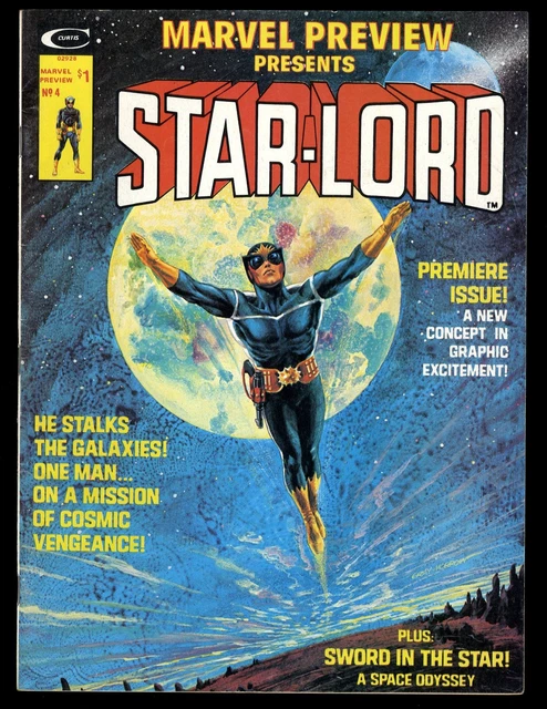 Marvel Preview #4 FN/VF 7.0 Origin 1st Appearance Star Lord! Key Issue!