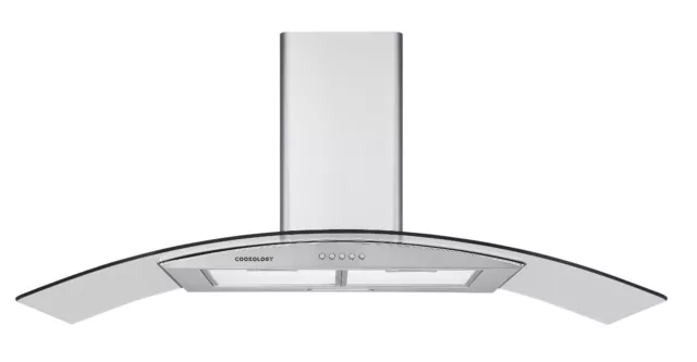 Cookology CGL100SS/A A Energy Rated Stainless Steel 100cm Chimney Cooker Hood