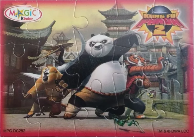 Puzzle Kung Fu Panda2 MPG DC 252 von 2011 mit BPZ original Zustand ungeklebt