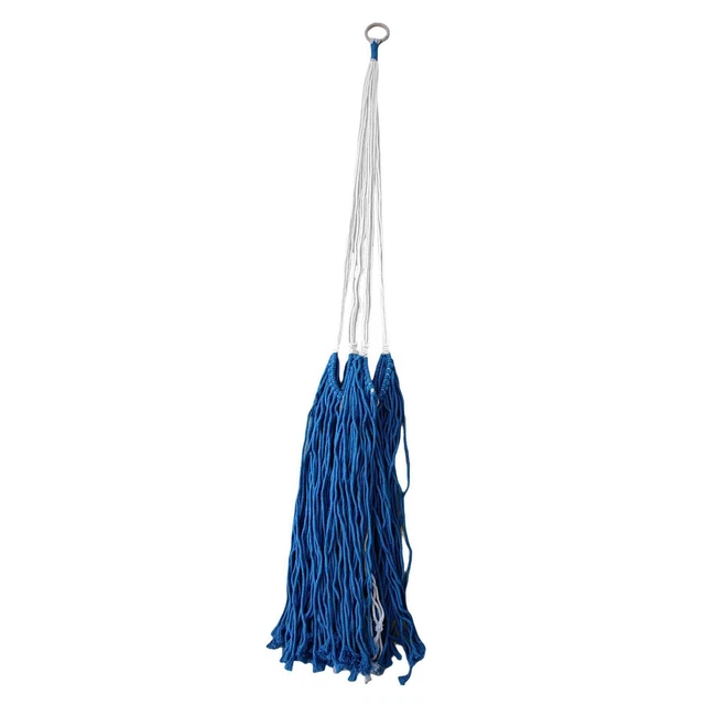 Support de pots de fleurs suspendus en macramé pour décor de balcon