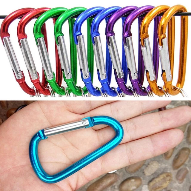 Mousqueton Forme D Mousquetons à Vis Lot De 11 - Alliage Aluminium - Capacité 50kg - Multicolore - Pour Outdoor Et Quotidien Lot 11 Mousquetons Vis Aluminium 50kg Camping Randonnée Mousqueton Forme D Mousquetons à Vis Lot De 11 - Alliage Aluminium - Capacité 50kg - Multicolore - Pour Outdoor Et Quotidien Lot 11 Mousquetons Vis Aluminium 50kg Camping Randonnée