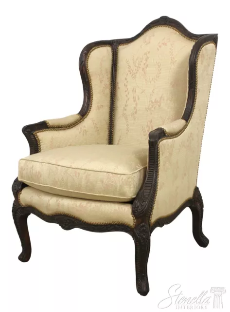 56128EC: EJ VICTOR French Louis XIV Upholstered Parlor Chair