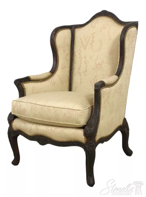 56128EC: EJ VICTOR French Louis XIV Upholstered Parlor Chair 56128EC: EJ VICTOR French Louis XIV Upholstered Parlor Chair