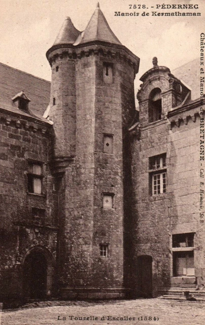 CPA 22 - PEDERNEC (Côtes d'Armor) - 7578. Kermathaman Manor