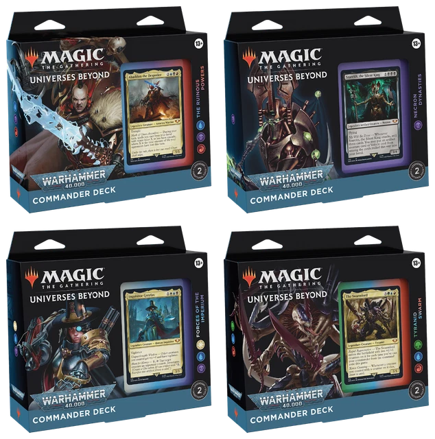 MAGIC MTG - Universes Beyond: Warhammer 40K - Commander Decks - English ...
