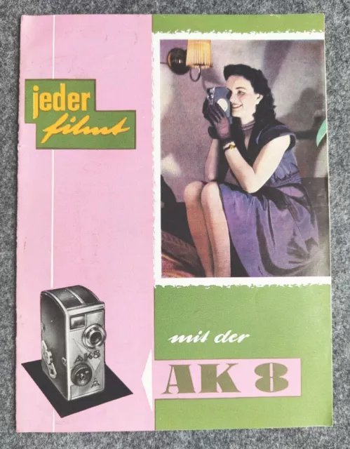 Jeder filmt mit der AK8 Kamera Abefot DDR VEB Kinowerke Dresden