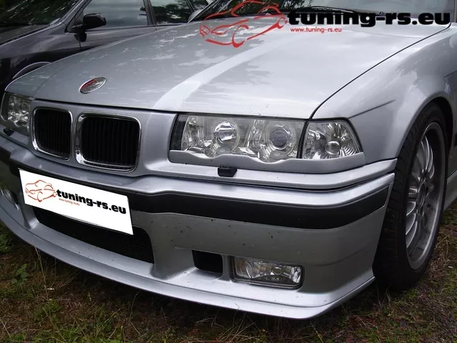 SCHEINWERFERBLENDEN PASSEND FÜR BMW E36 3er UNTERE tuning-rs ABS