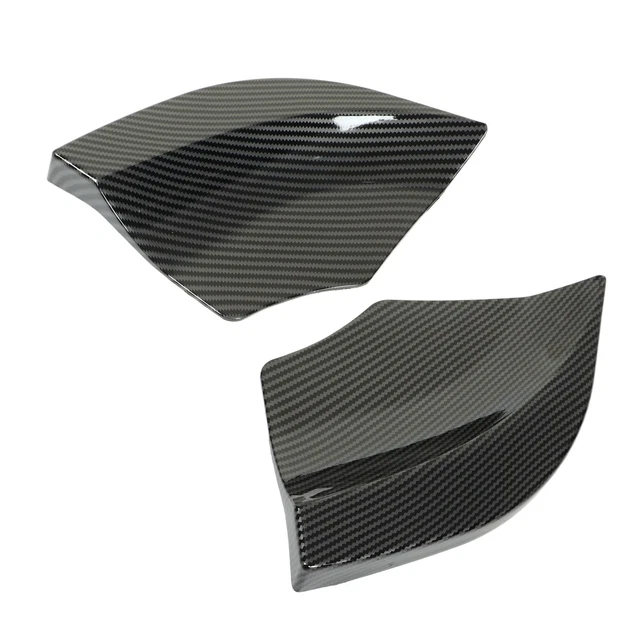 Carbon Fiber Style 1 Pair Rear Bumper Splitter ABS Plastic Automobile Rear Bumpe
