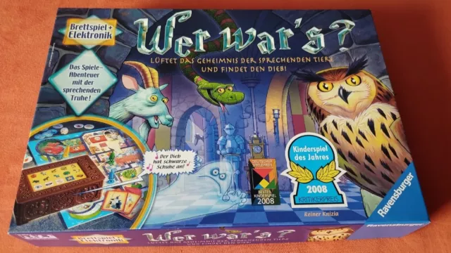 Wer wars? - Kinderspiel des Jahres 2008 von Ravensburger - Vollständig ✅