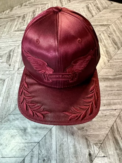 ROBIN'S JEANS HAT 100% AUTHENTIC Logo With Red Tone Signature Wing Fashion Logo