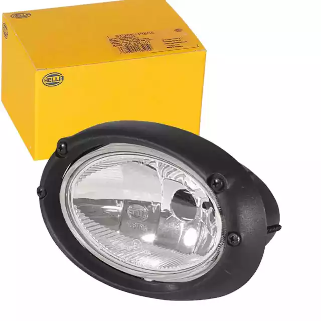 HELLA Faro Halógeno 130x75mm Ovalado 12V 24V Izquierda Derecha Con Luz de Cruce