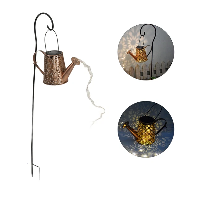 Solar Watering Can With Lights Waterproof Solar Lights Outdoor Garden