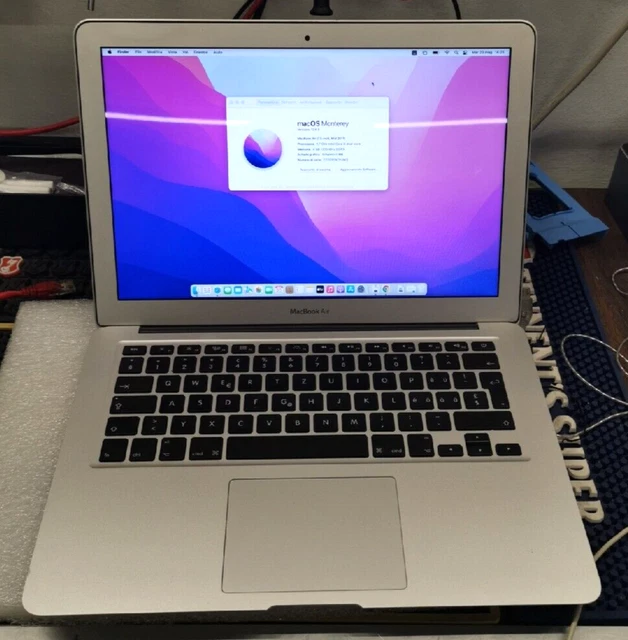 Apple Macbook Air A1369 Emc 2469 I5 1,7 4 Gb Ram 120Gb Usato In Ottimo Stato