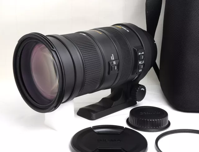 SIGMA [Mint] APO 50-500mm F/4.5-6.3 DG OS HSM for Canon EF mount With Case