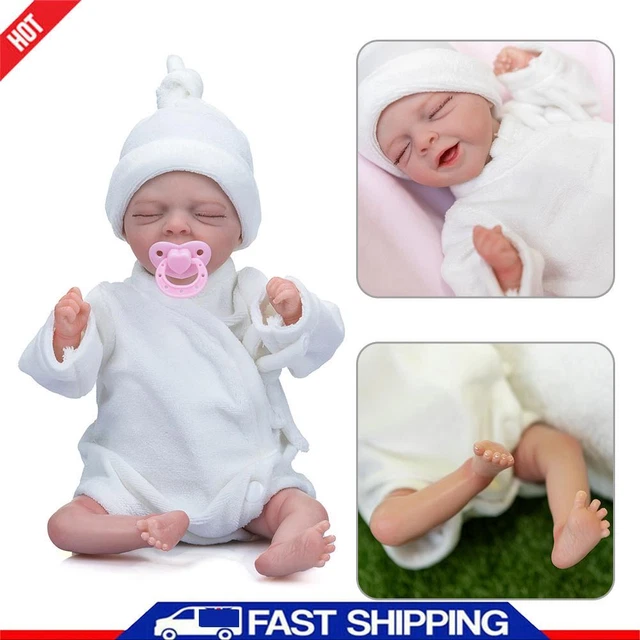 30cm Reborn Baby Dolls 3D Skin Lifelike Reborn Dolls Collection Art Appease Toys