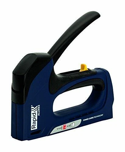 RAPID ALU953 Handtacker Dual - Tacker per legno/tessuti - Tecnologia Powercurve