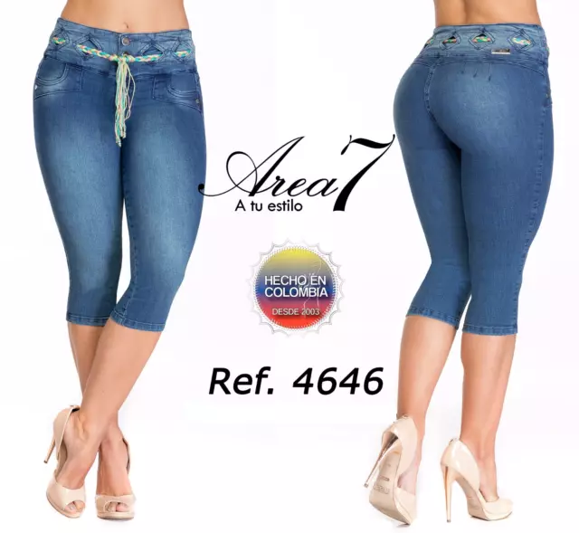 AREA 7, Jeans Colombianos, Authentic Colombian Push Up Jeans,Levanta Cola