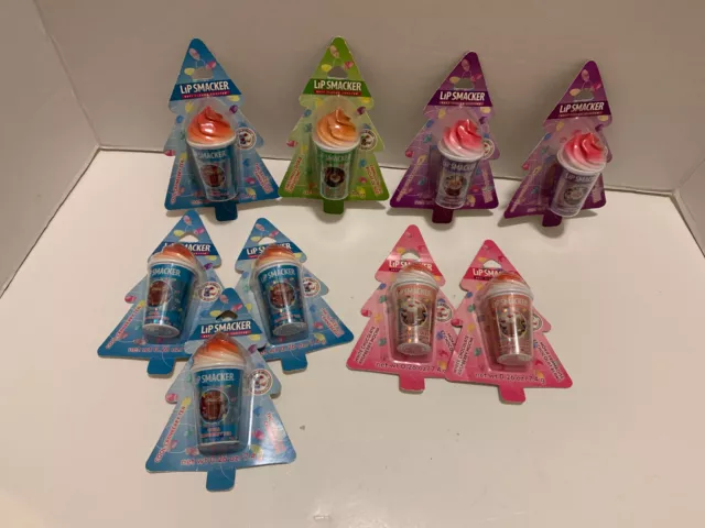 Lip Smacker Lip Balm Lot of 9 Best Flavor Forever Assorted Net Wt. 7.4g/.26oz