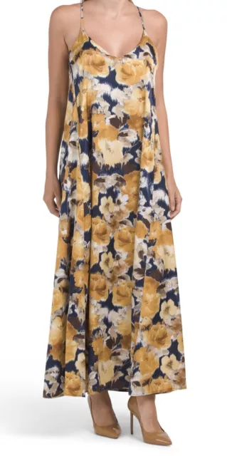 Women’s Nicole Miller Floral Printed Maxi Dress Size Large