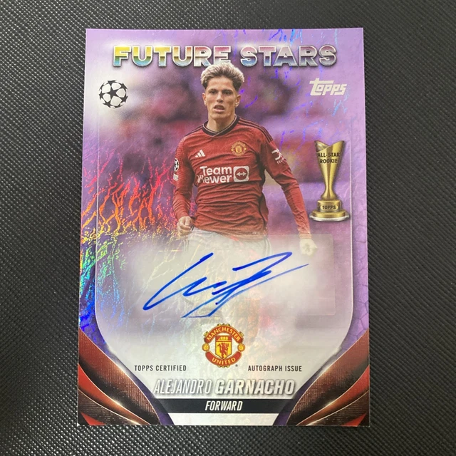 TOPPS CHROME 2023/24 Alejandro Garnacho Auto /15 Future