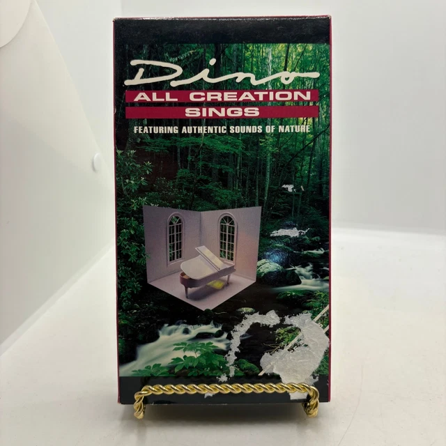 DINO ALL CREATION Sings VHS 1993 Benson Music Group Nature Sounds Piano ...