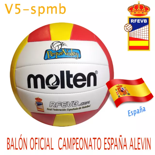 Balón Voleibol Oficial V5-Spmb  Peque Voley España. Alevines