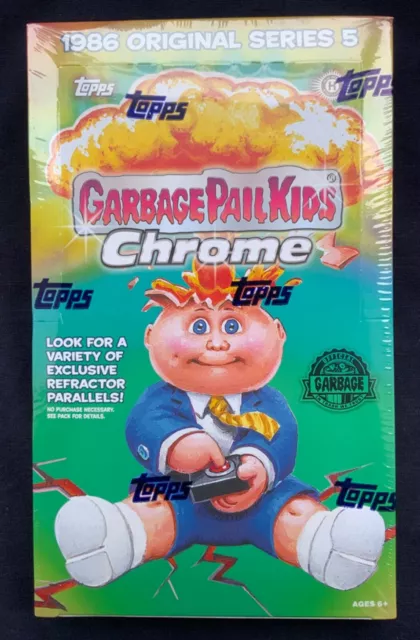 Garbage Pail Kids Topps Chrome Series 5 SEALED Hobby Box 🔥🔥